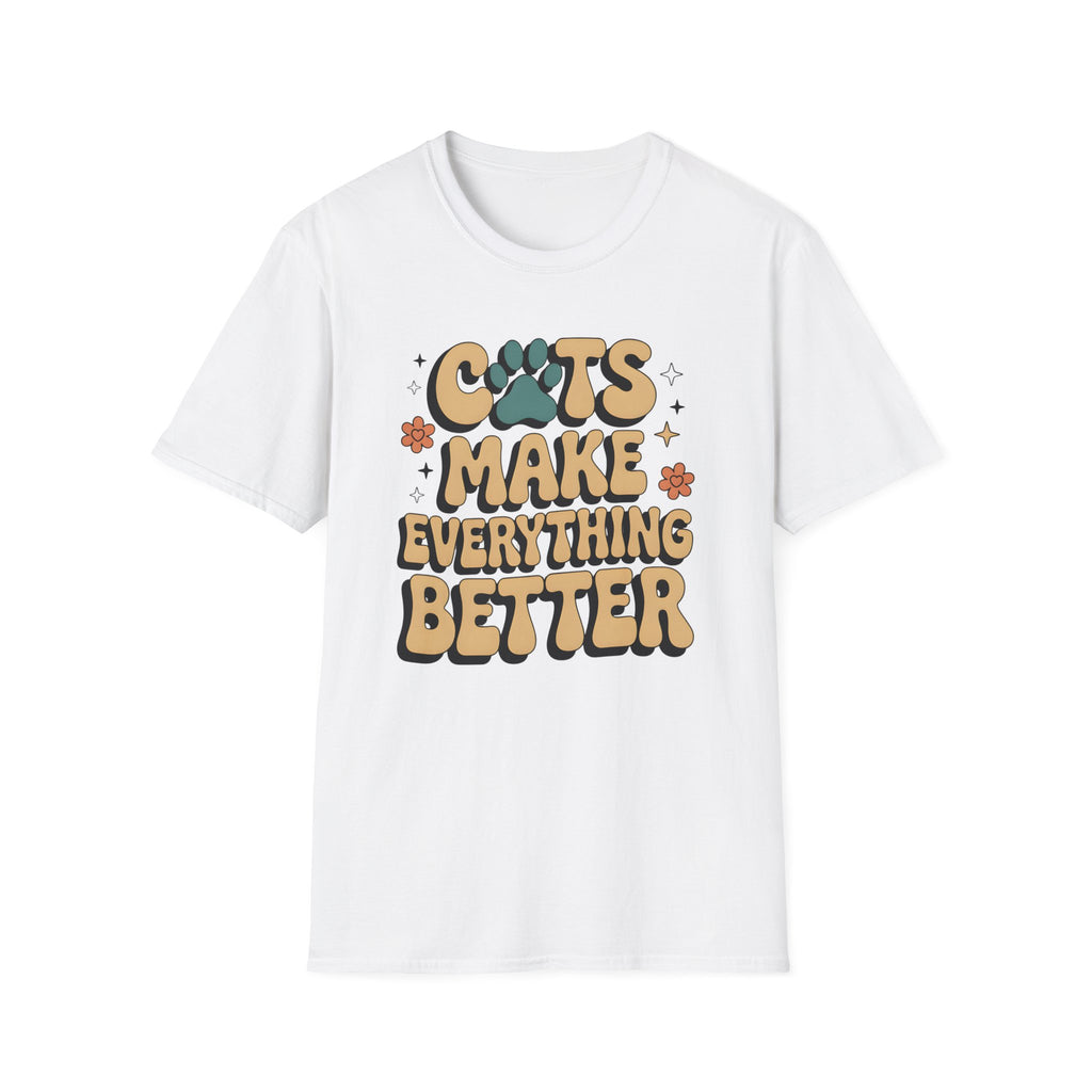 Cats Make Everything Better Retro T-Shirt