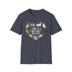 Life is Better with Cats Heart T-Shirt