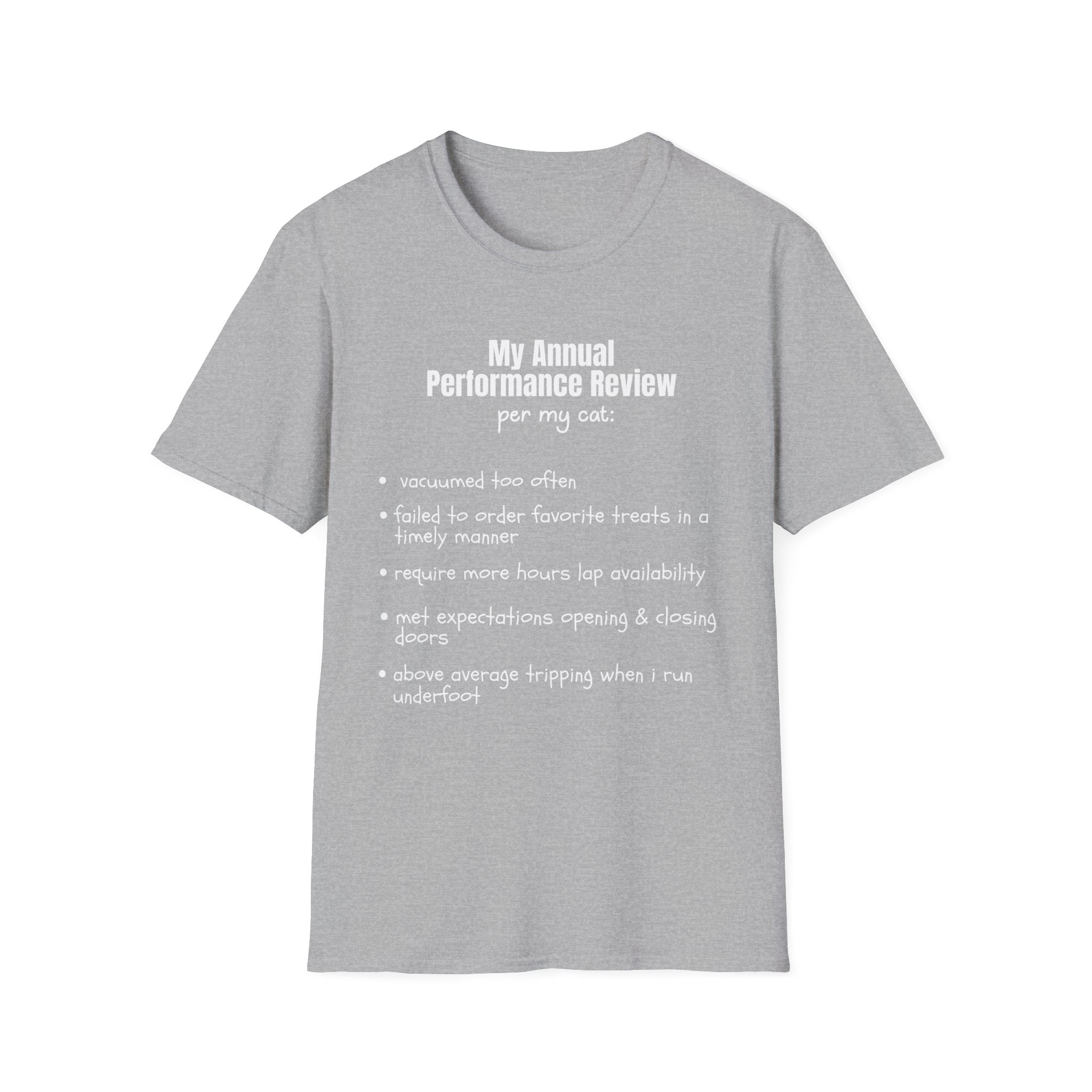 Annual Performance Review Per My Cat T-Shirt