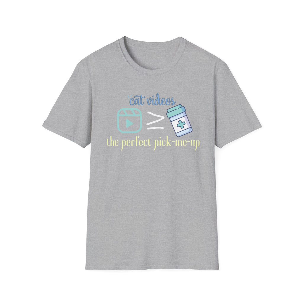Cat Videos are the Perfect Pick-Me-Up T-Shirt