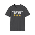Voted Most Popular Cat Dad T-Shirt