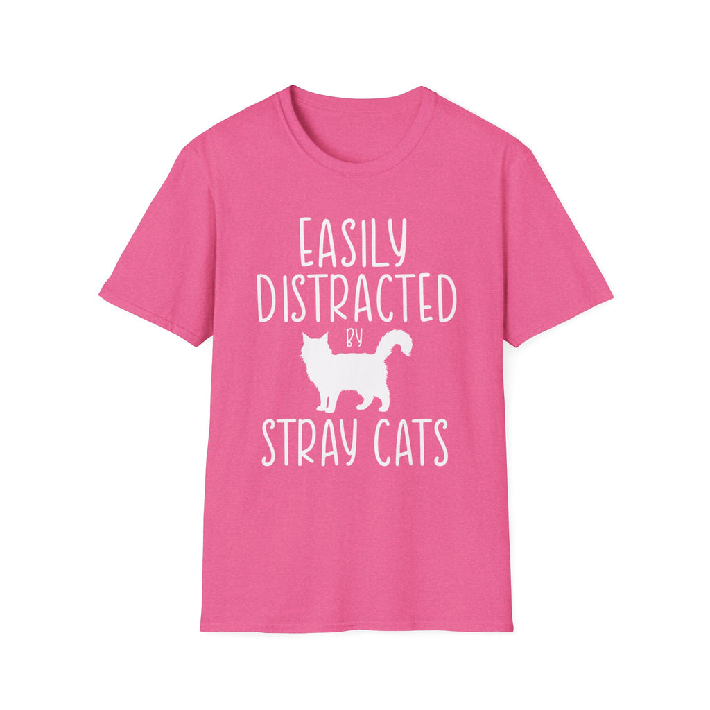 Easily Distracted by Stray Cats T-Shirt