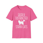 Easily Distracted by Stray Cats T-Shirt