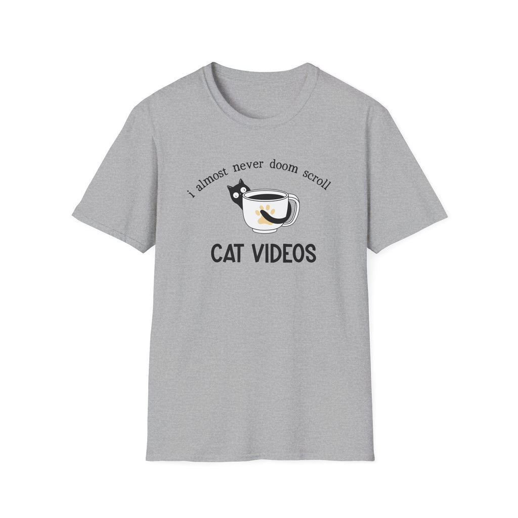 Doom Scroll Cat Videos T-Shirt