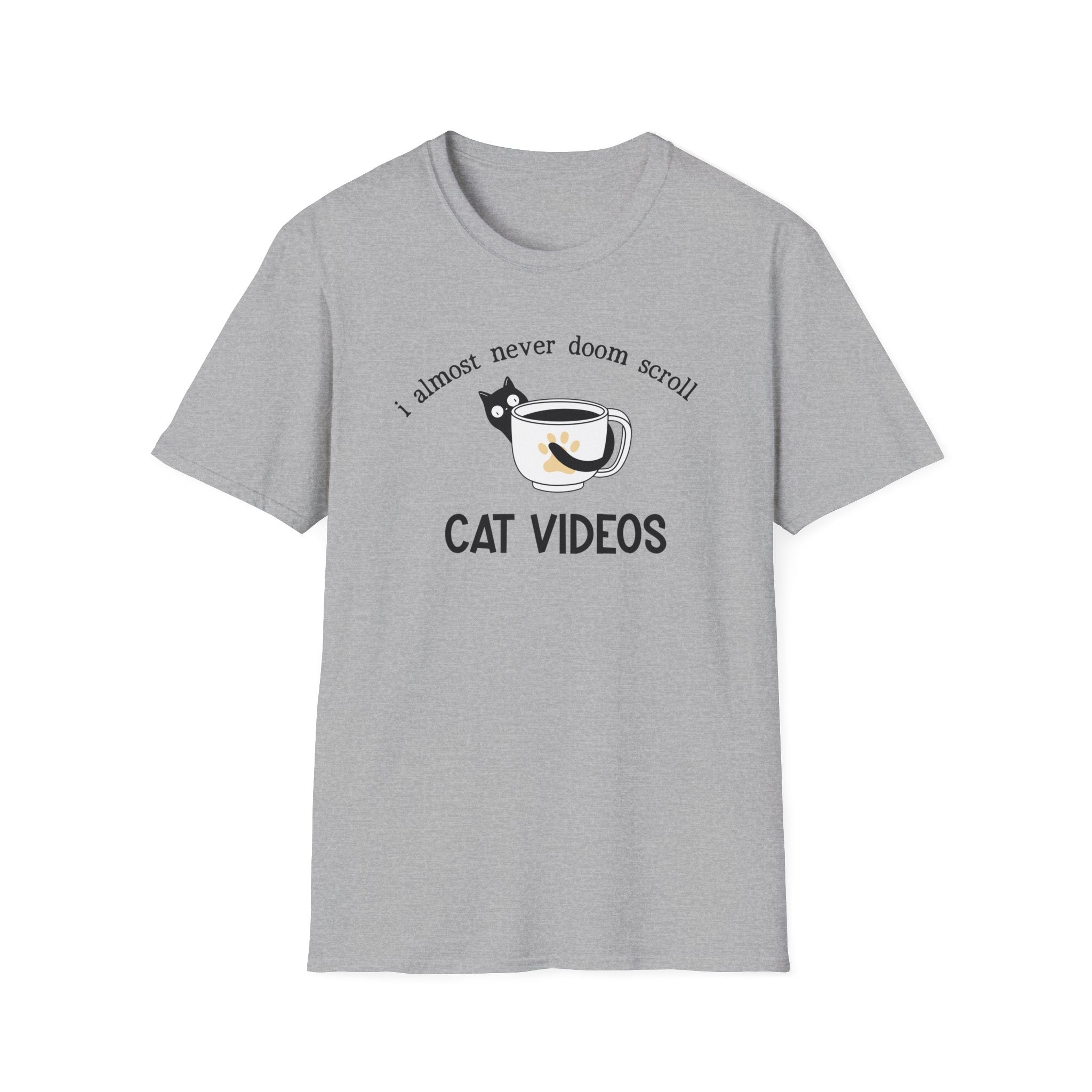 Doom Scroll Cat Videos T-Shirt