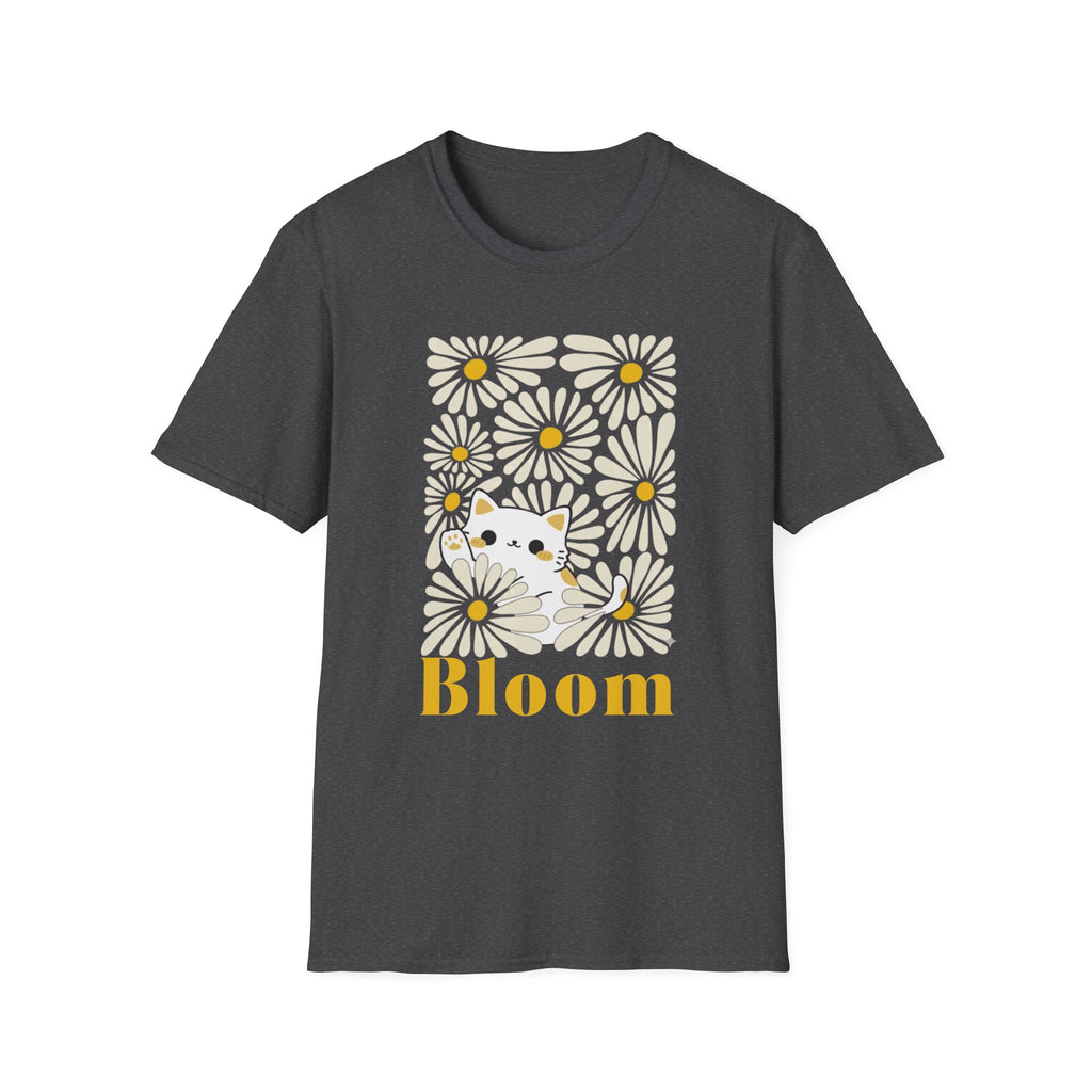 Bloom Cat and Flowers T-Shirt