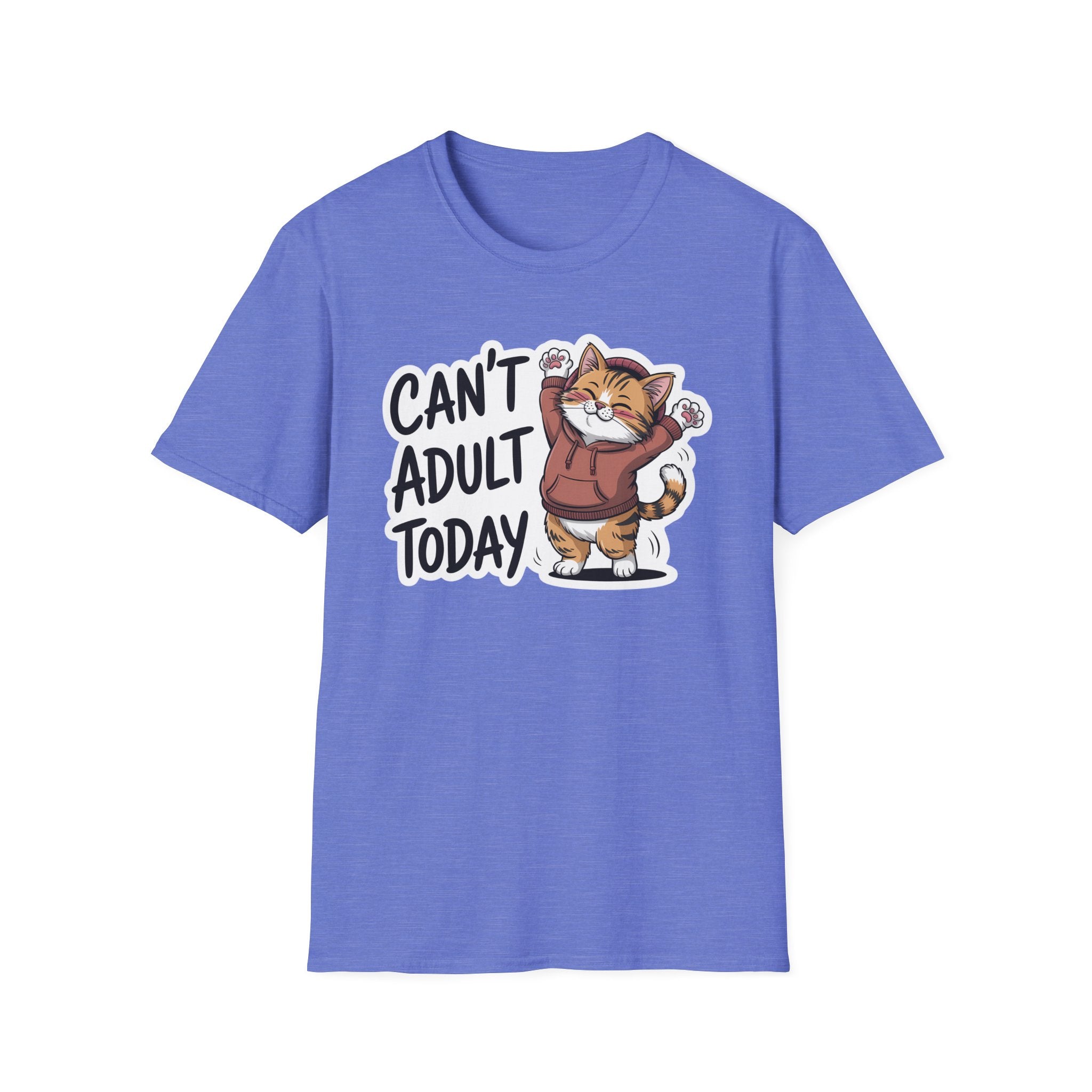 Can't Adult Today Cat T-Shirt