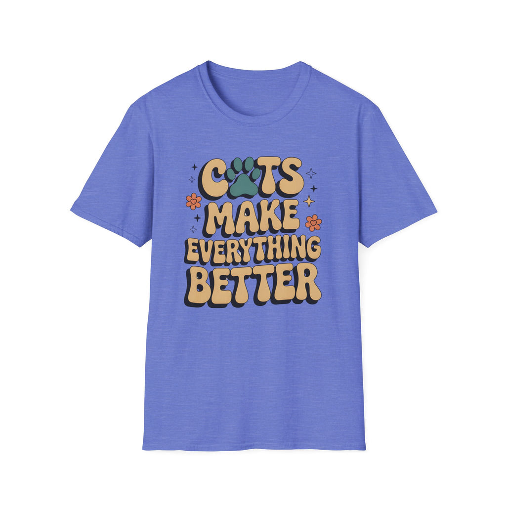 Cats Make Everything Better Retro T-Shirt