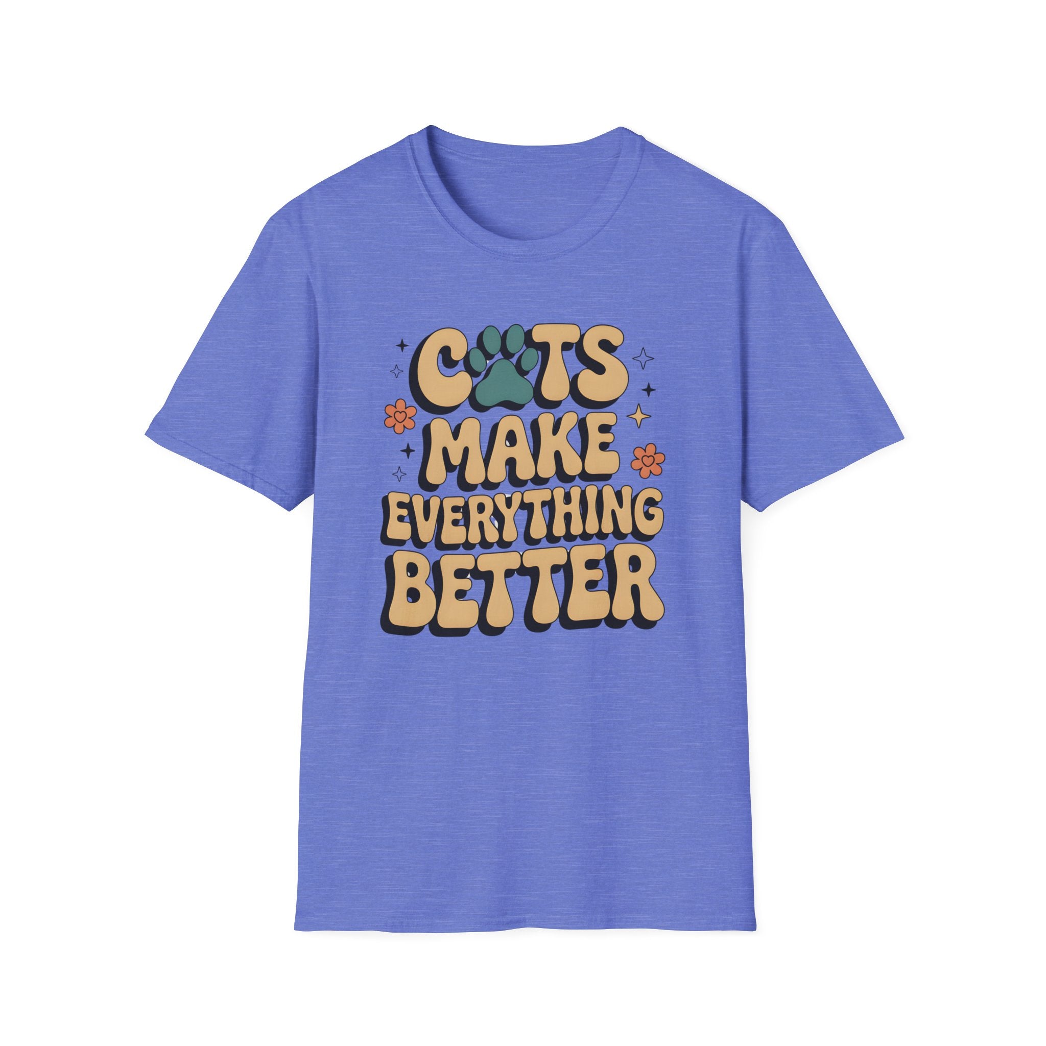 Cats Make Everything Better Retro T-Shirt