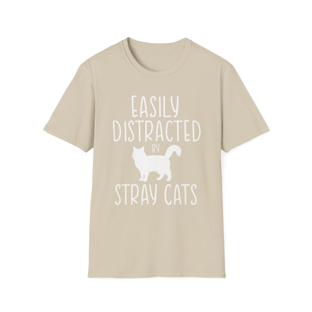 Easily Distracted by Stray Cats T-Shirt