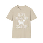 Easily Distracted by Stray Cats T-Shirt