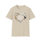 Life is Better with Cats Heart T-Shirt