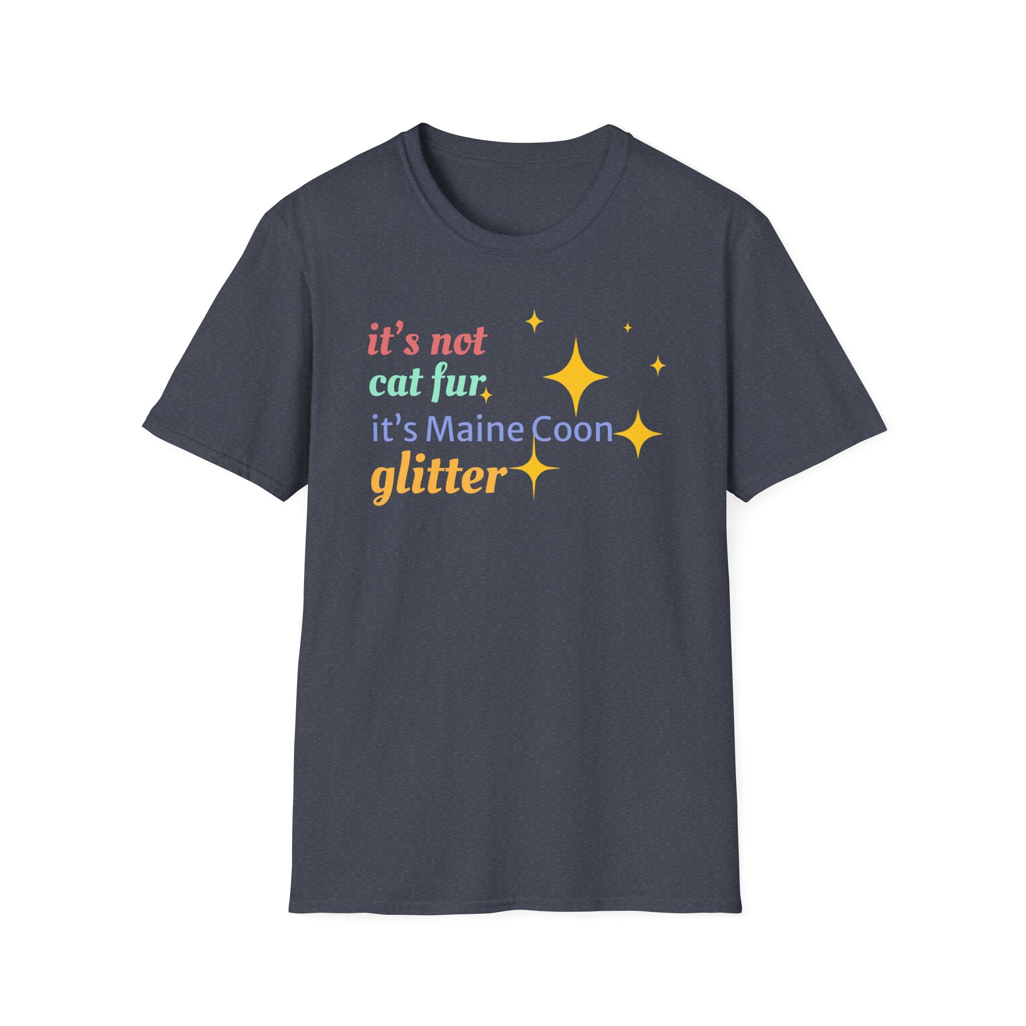 It's Not Cat Fur It's Maine Coon Glitter T-Shirt