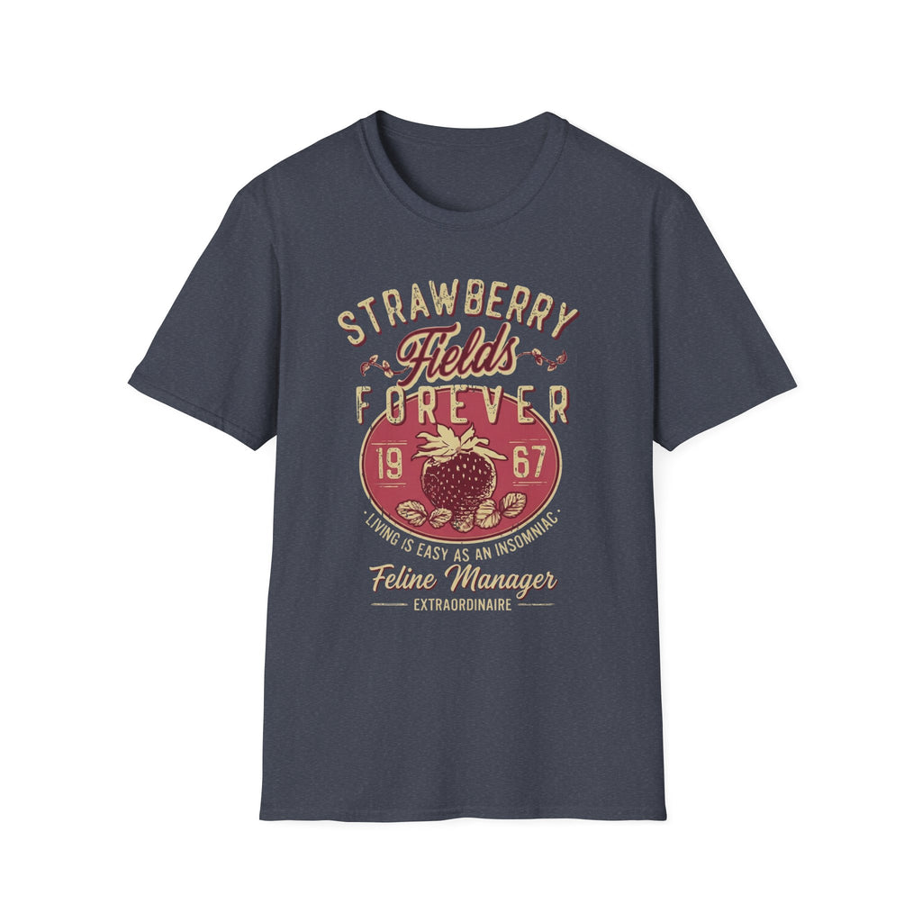 Strawberry Fields Feline Manager T-Shirt