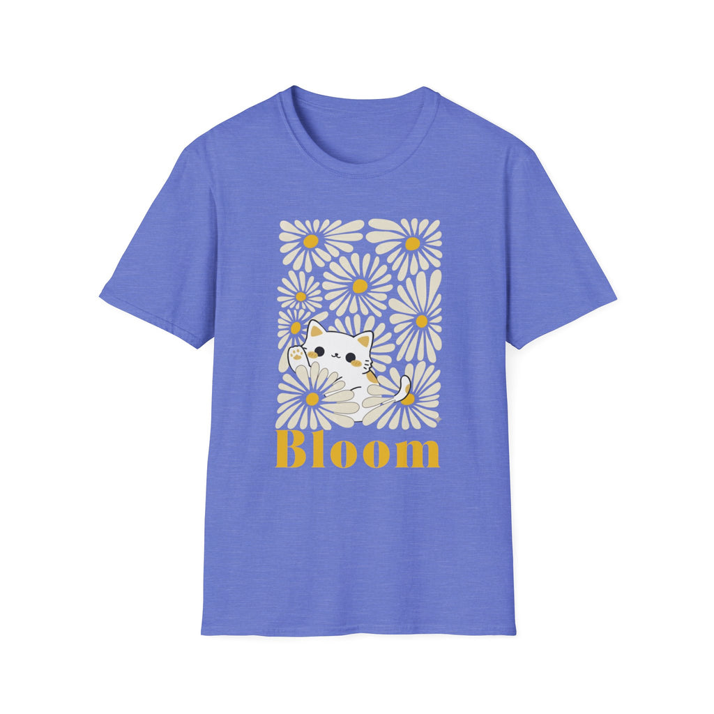 Bloom Cat and Flowers T-Shirt