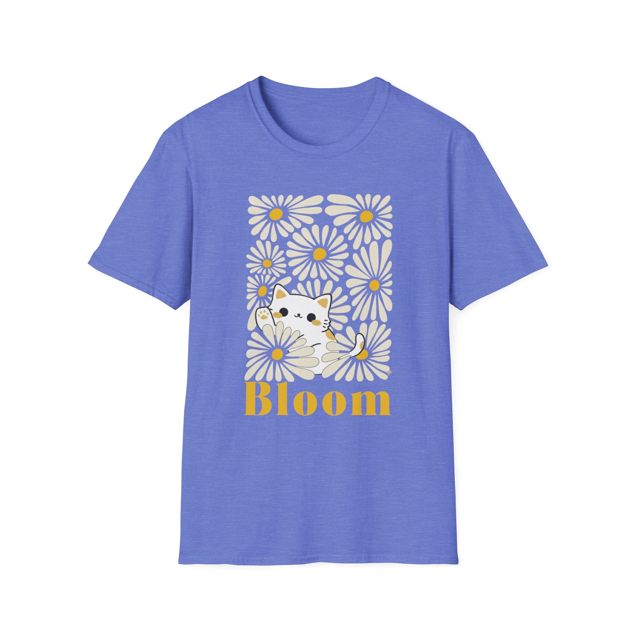 Bloom Cat and Flowers T-Shirt