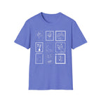 Cats & Plants Stamp Collage T-Shirt
