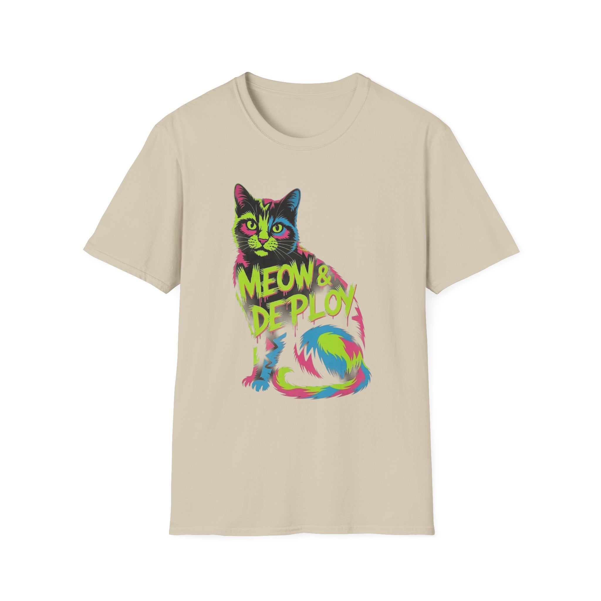 Meow & Deploy Cat T-Shirt