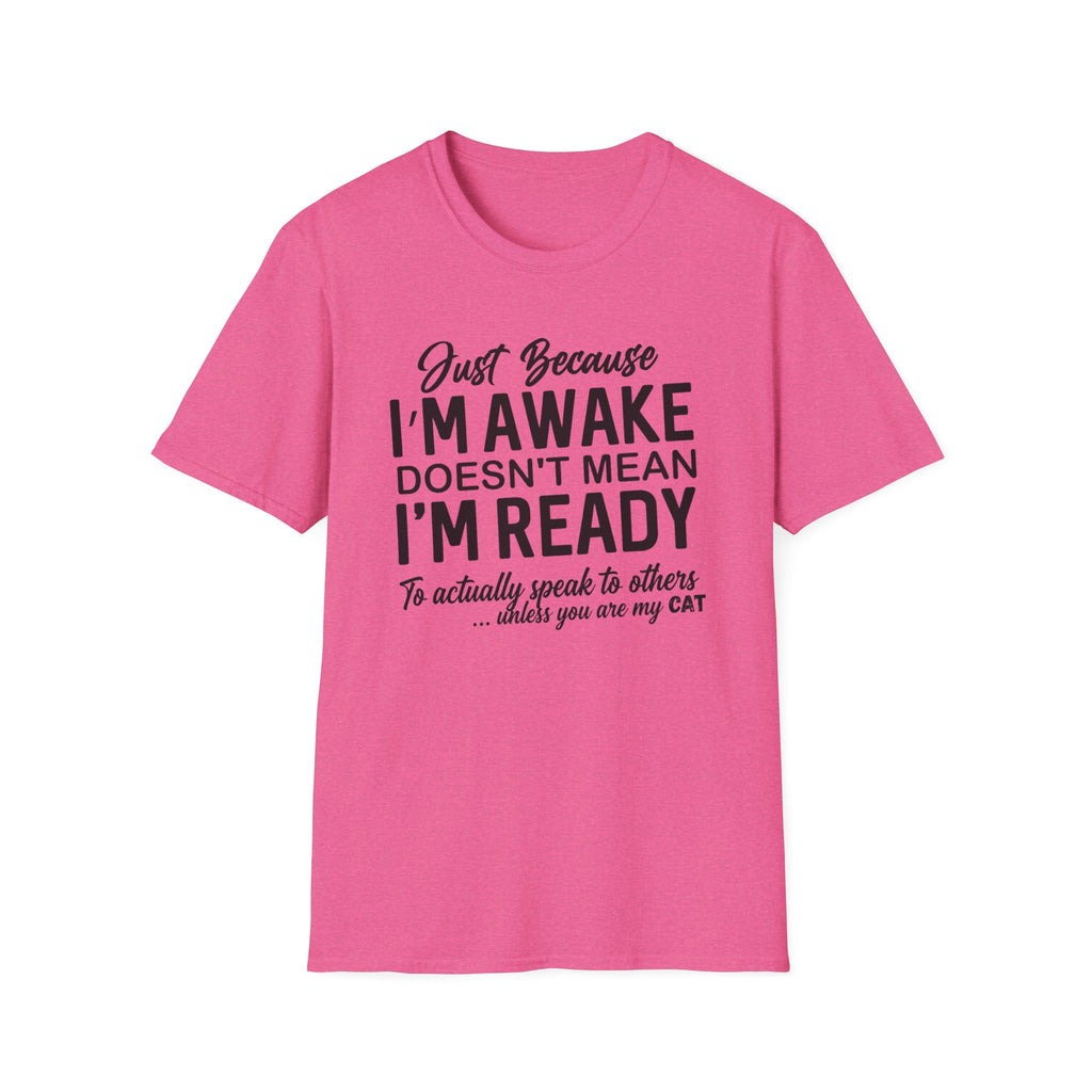 Not Ready to Speak to Others Cat T-Shirt