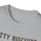 Kitty Biscuits Bakery Purr-duction Line Design T-Shirt
