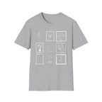 Cats & Plants Stamp Collage T-Shirt