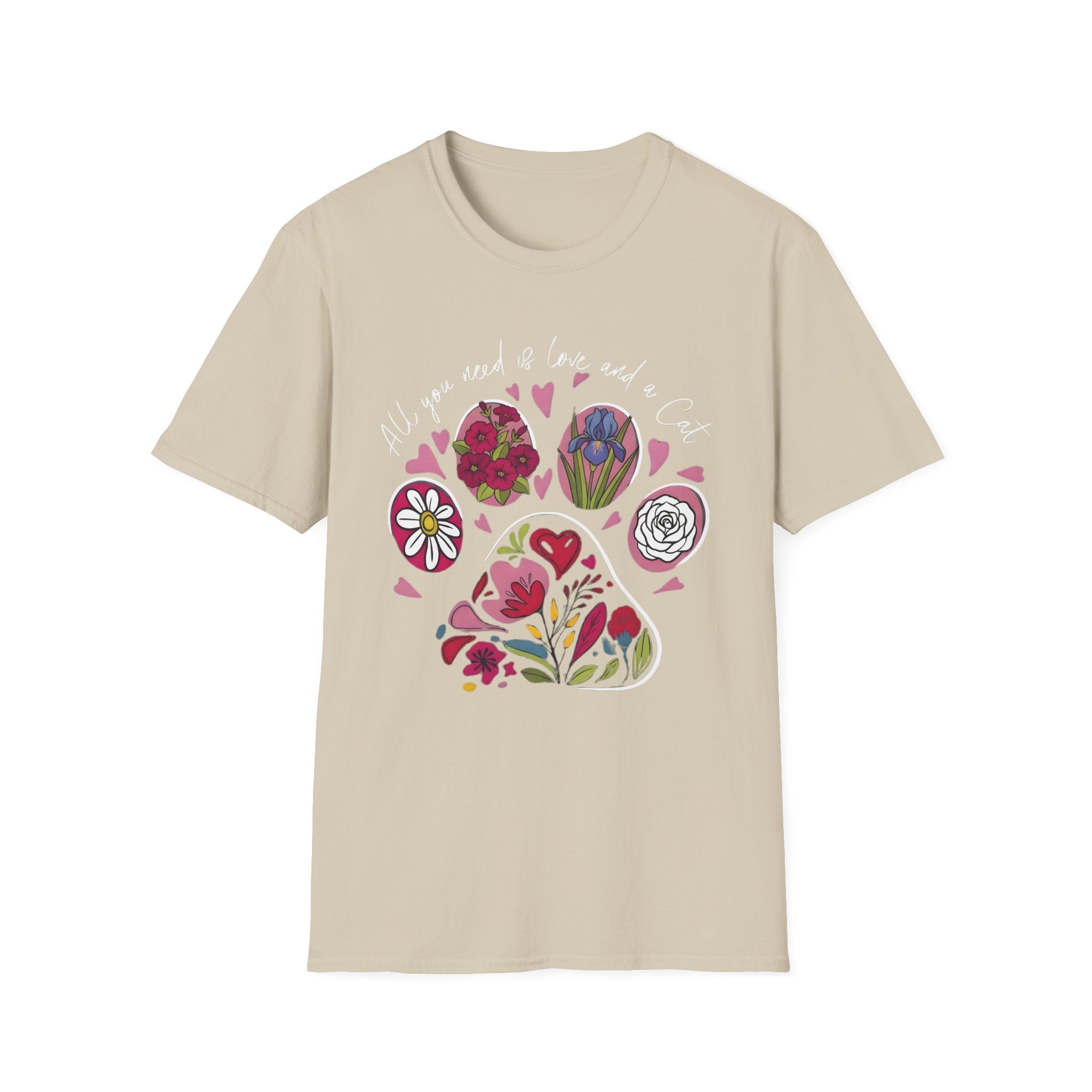 All You Need is Love and a Cat T-Shirt