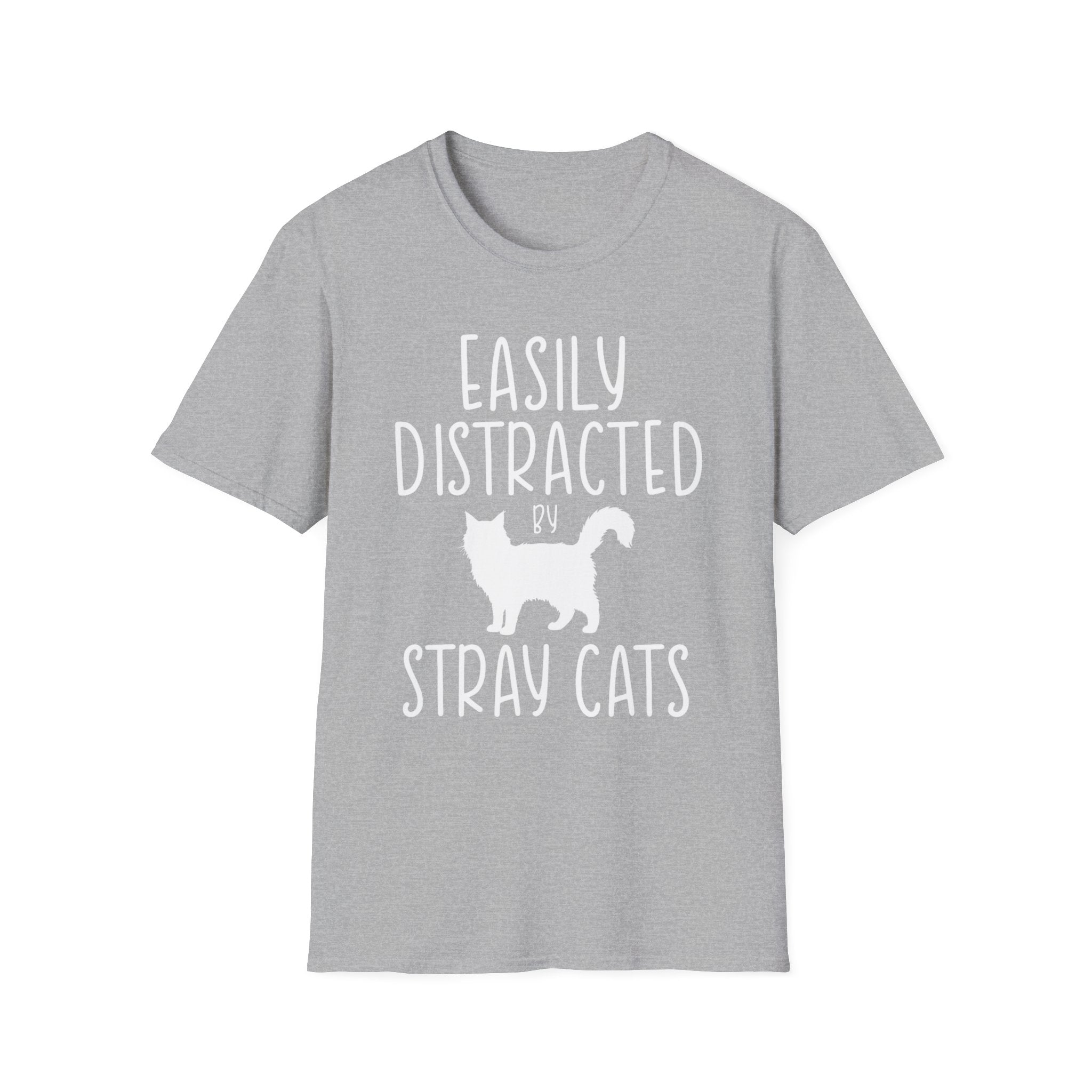Easily Distracted by Stray Cats T-Shirt