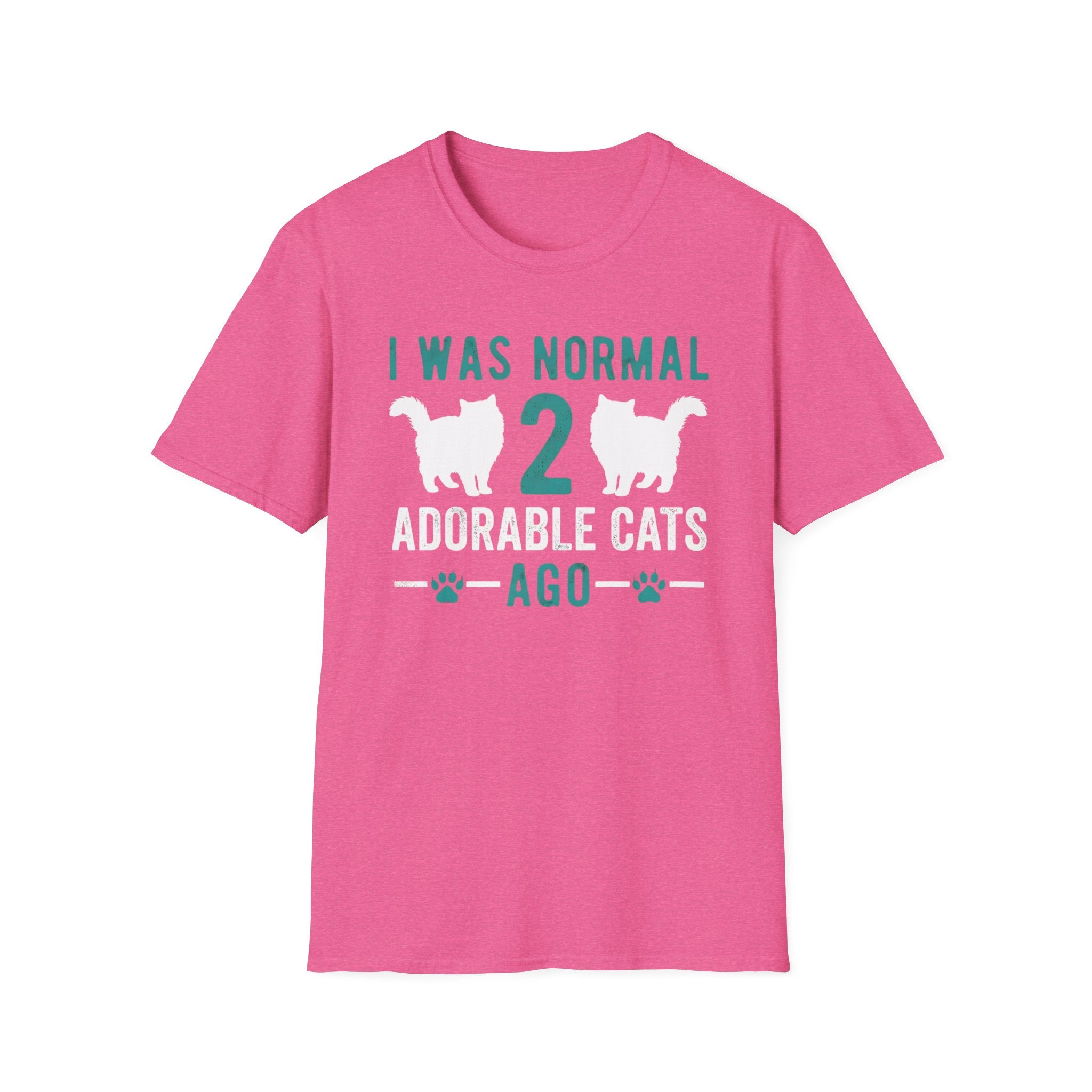 I Was Normal 2 Adorable Cats Ago T-Shirt