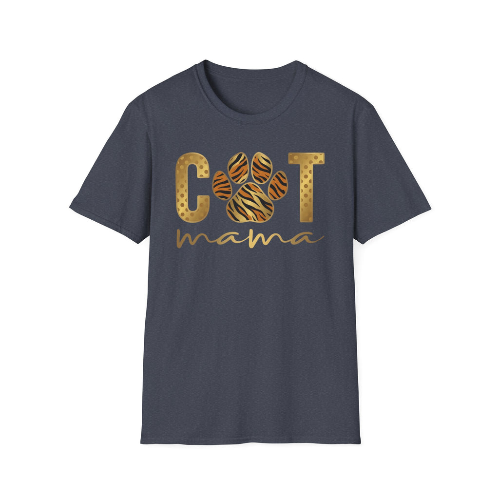 Cat Mama in gold T-Shirt