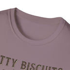 Kitty Biscuits Bakery Purr-duction Line Design T-Shirt