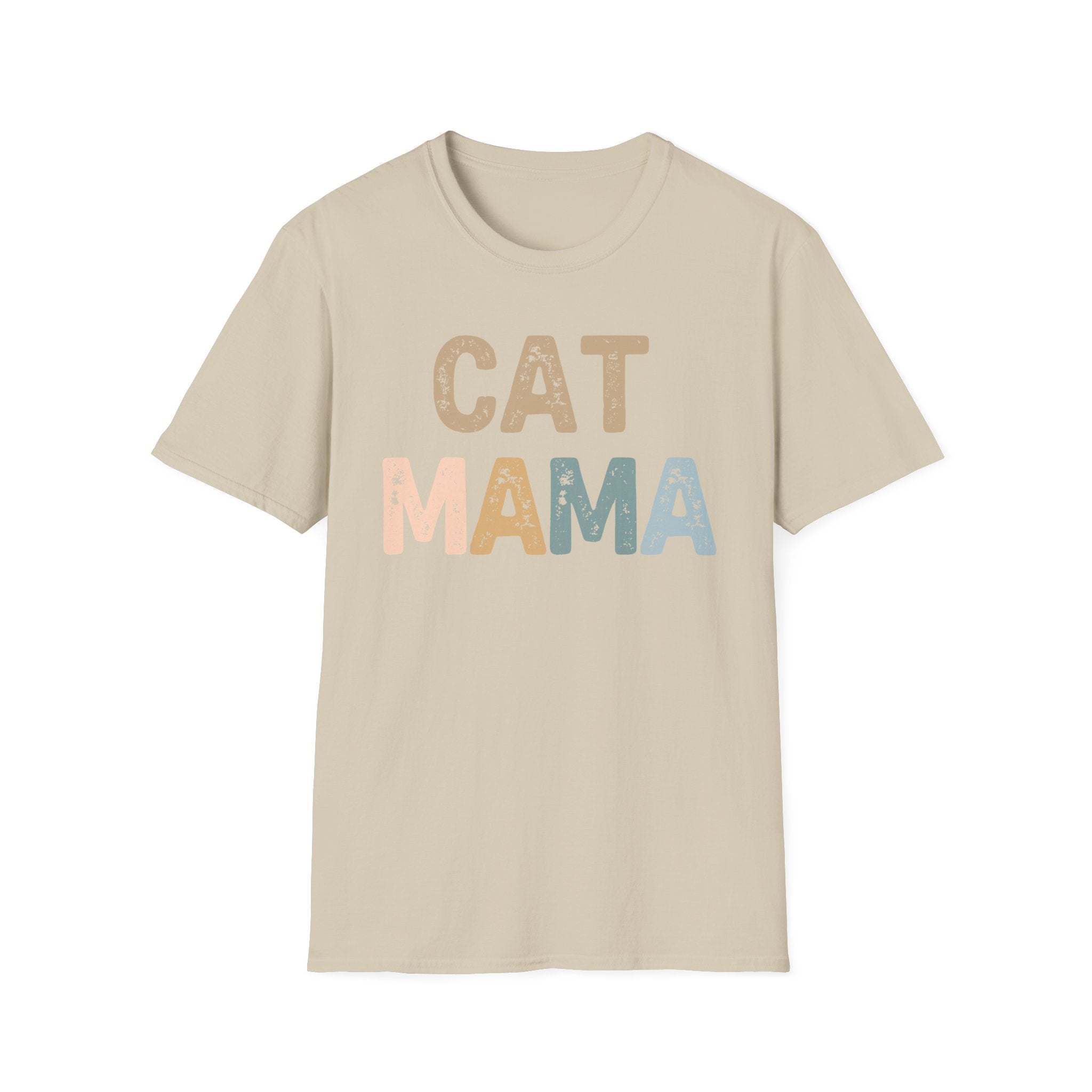 Cat Mama Boho Cat T-Shirt