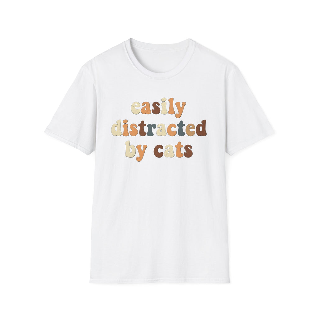 Easily Distracted by Cats T-Shirt