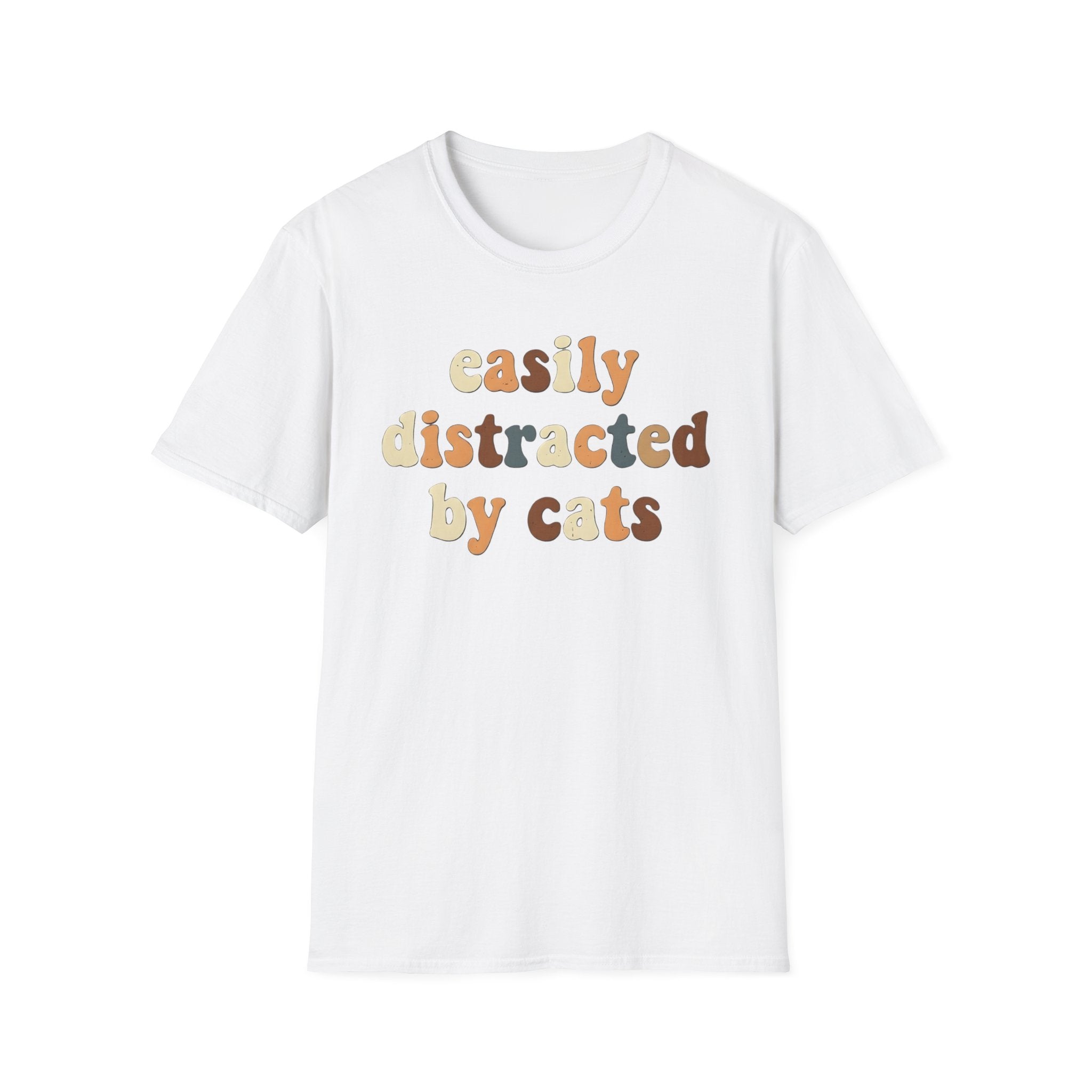 Easily Distracted by Cats T-Shirt