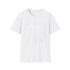 Cats & Plants Stamp Collage T-Shirt