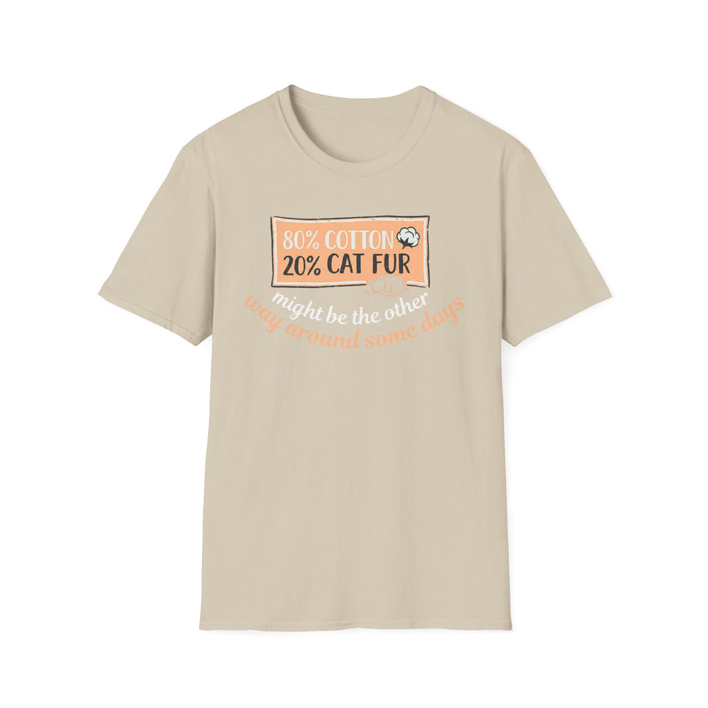 80% Cotton 20% Cat Fur T-Shirt