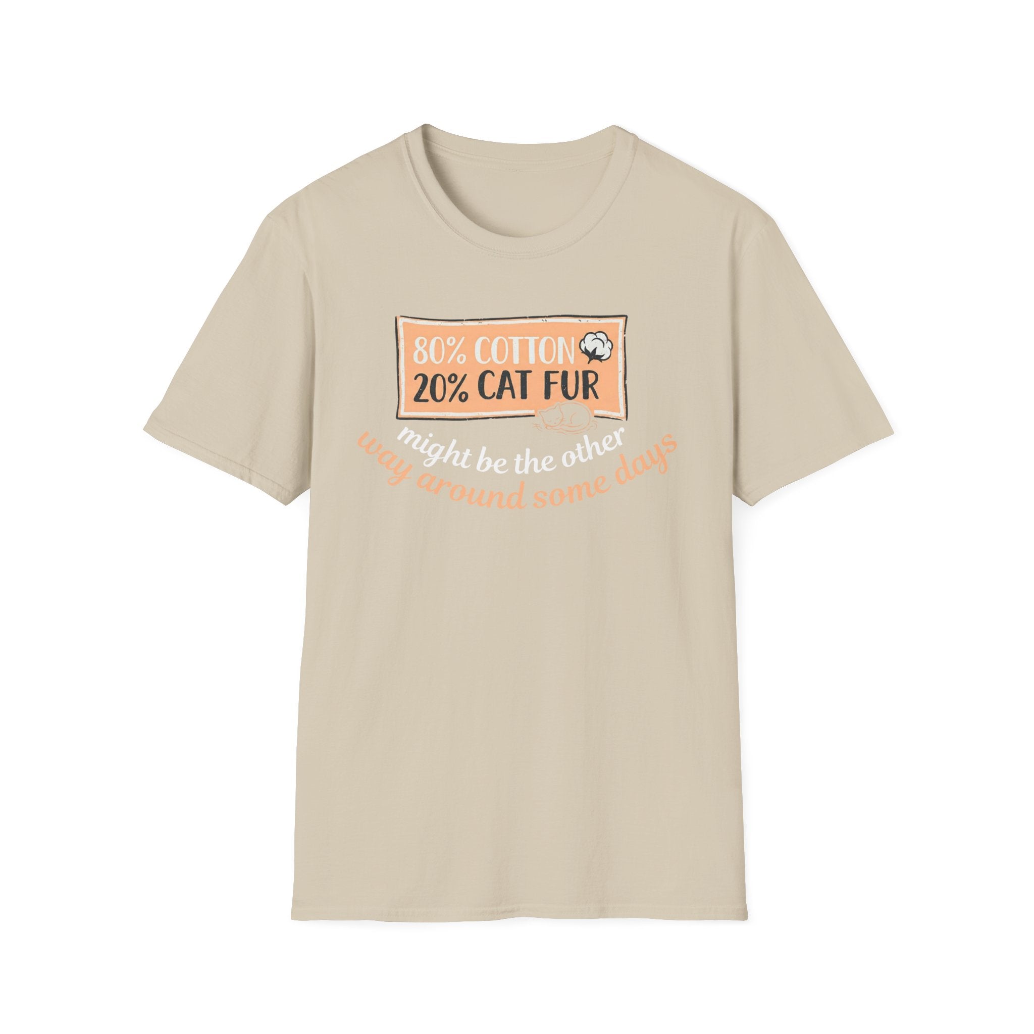 80% Cotton 20% Cat Fur T-Shirt