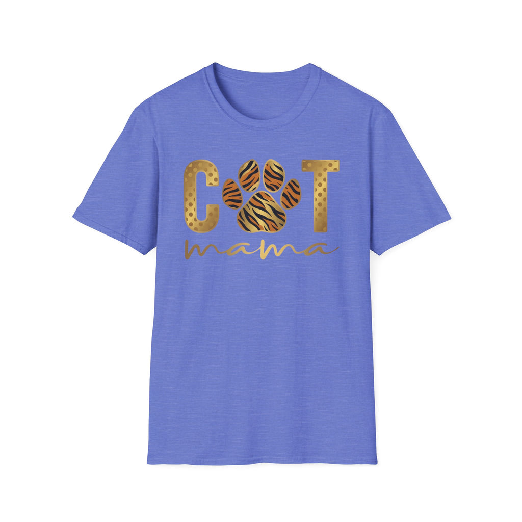Cat Mama in gold T-Shirt