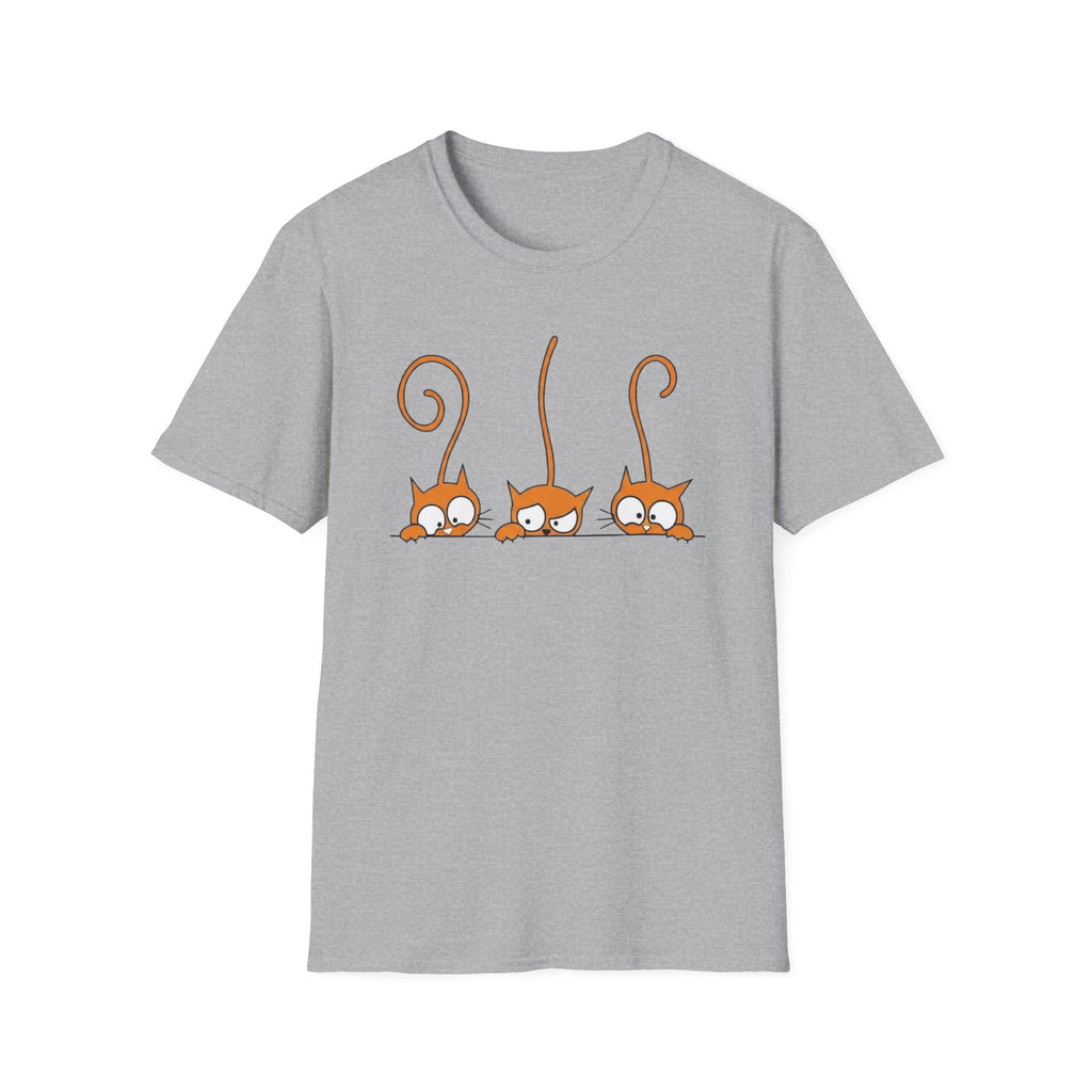 Peeking Orange Cats T-Shirt