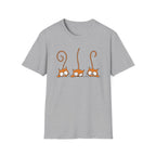 Peeking Orange Cats T-Shirt