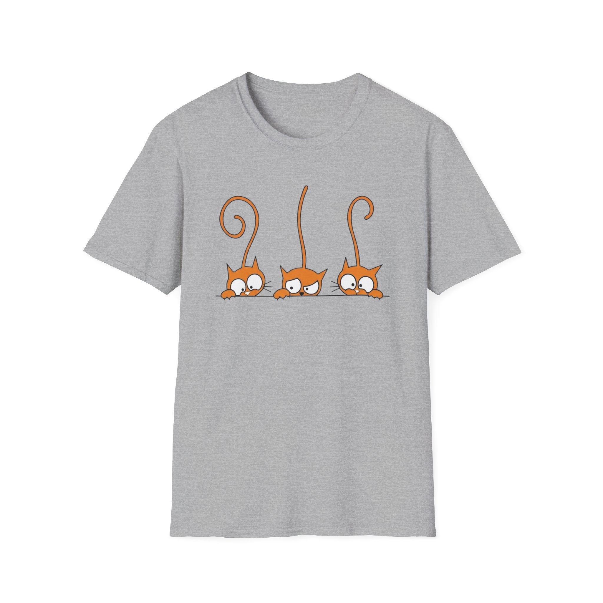 Peeking Orange Cats T-Shirt