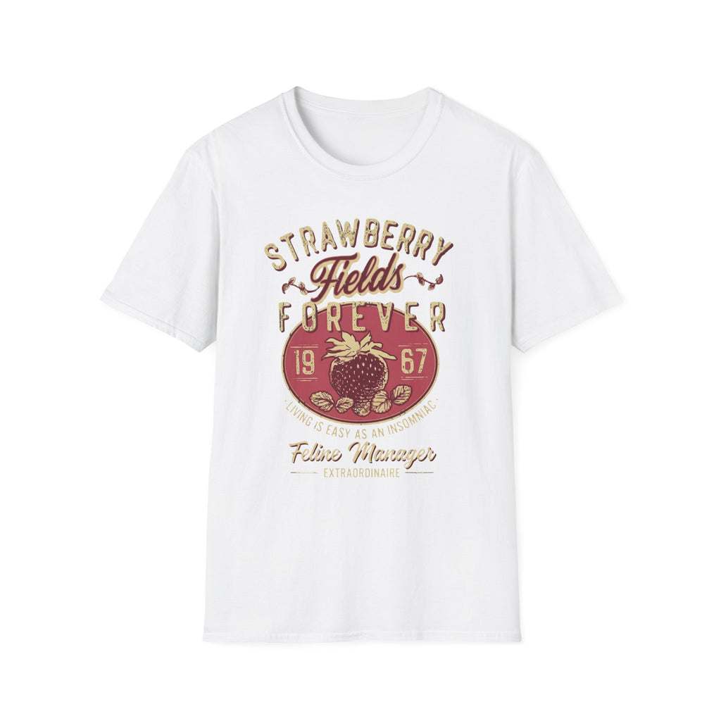 Strawberry Fields Feline Manager T-Shirt