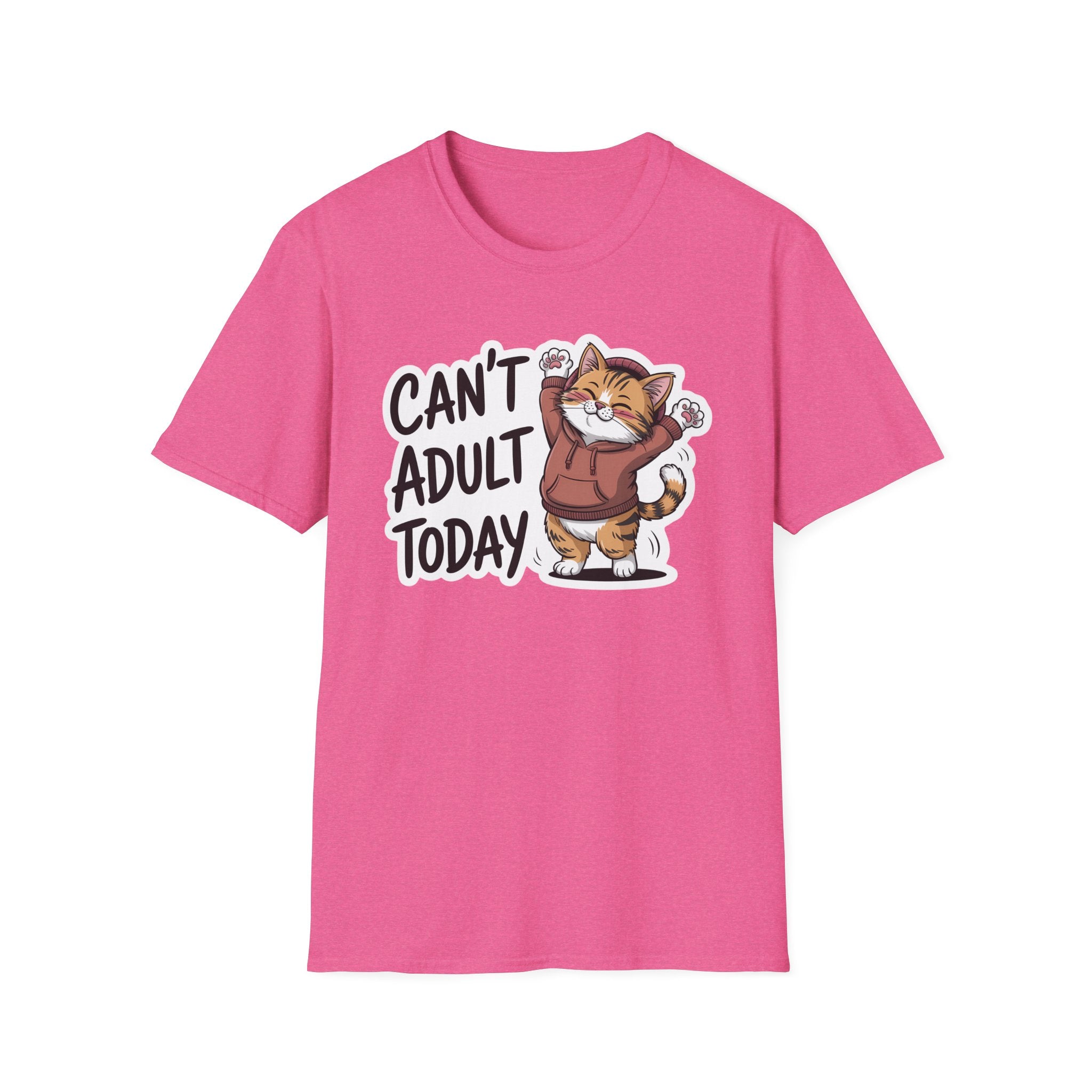 Can't Adult Today Cat T-Shirt
