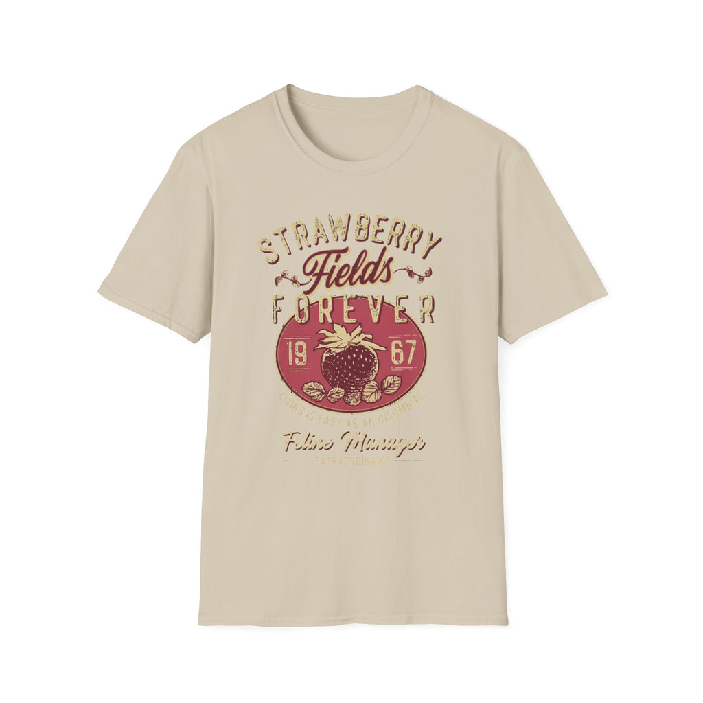Strawberry Fields Feline Manager T-Shirt
