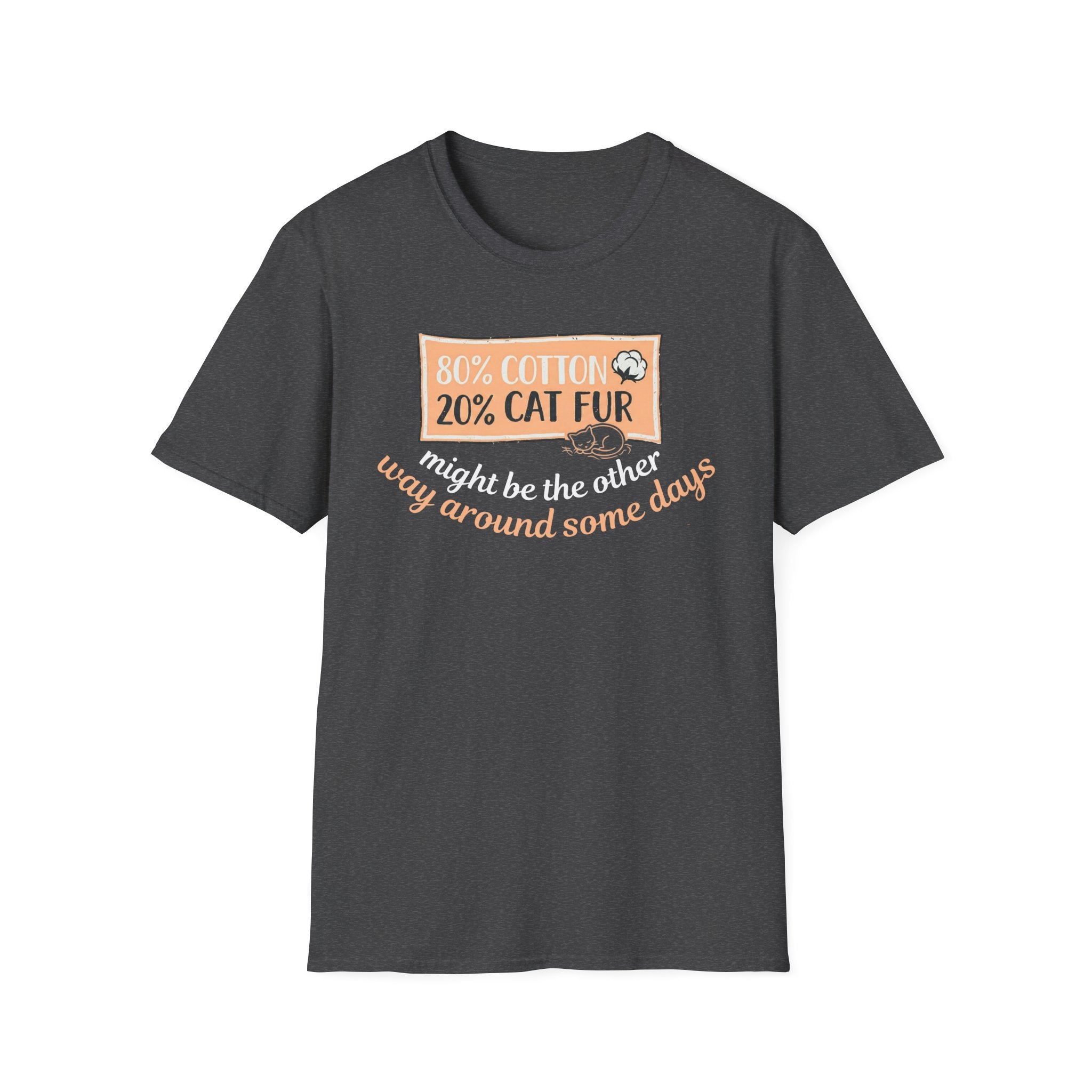 80% Cotton 20% Cat Fur T-Shirt