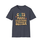 Cats Make Everything Better Retro T-Shirt