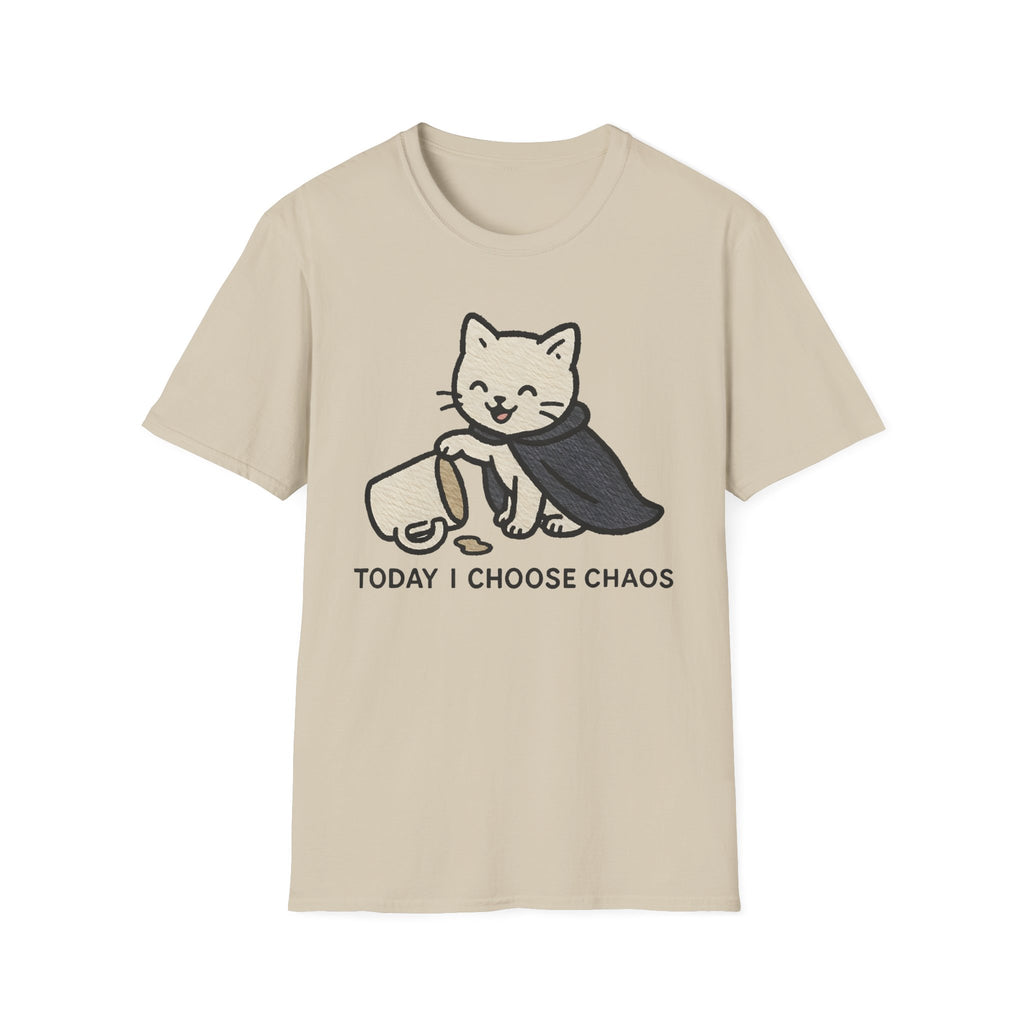 Today I Choose Chaos Cat T-Shirt