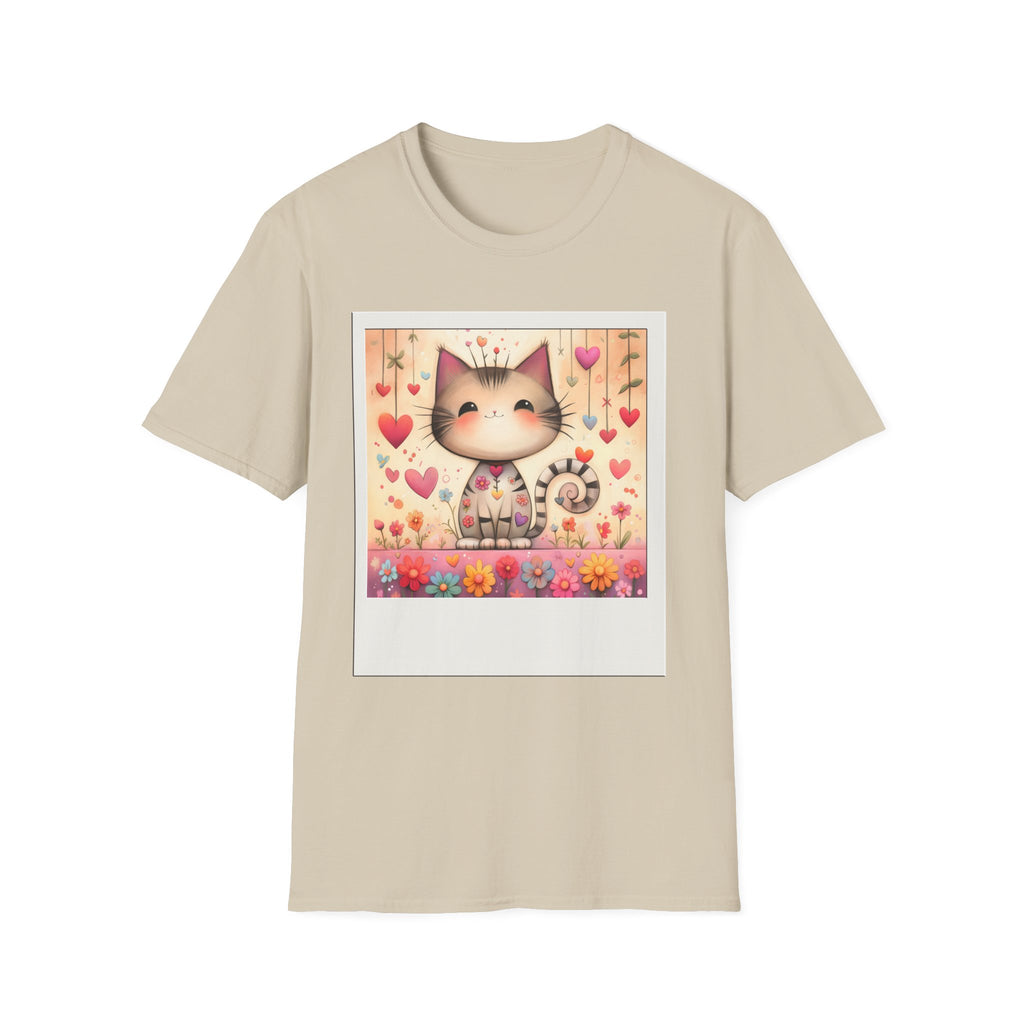 Smiling Cat Polaroid T-Shirt