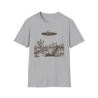 Surprised Kitty & UFO T-Shirt