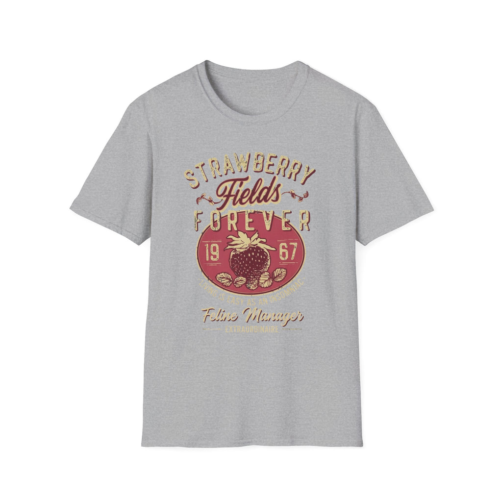 Strawberry Fields Feline Manager T-Shirt
