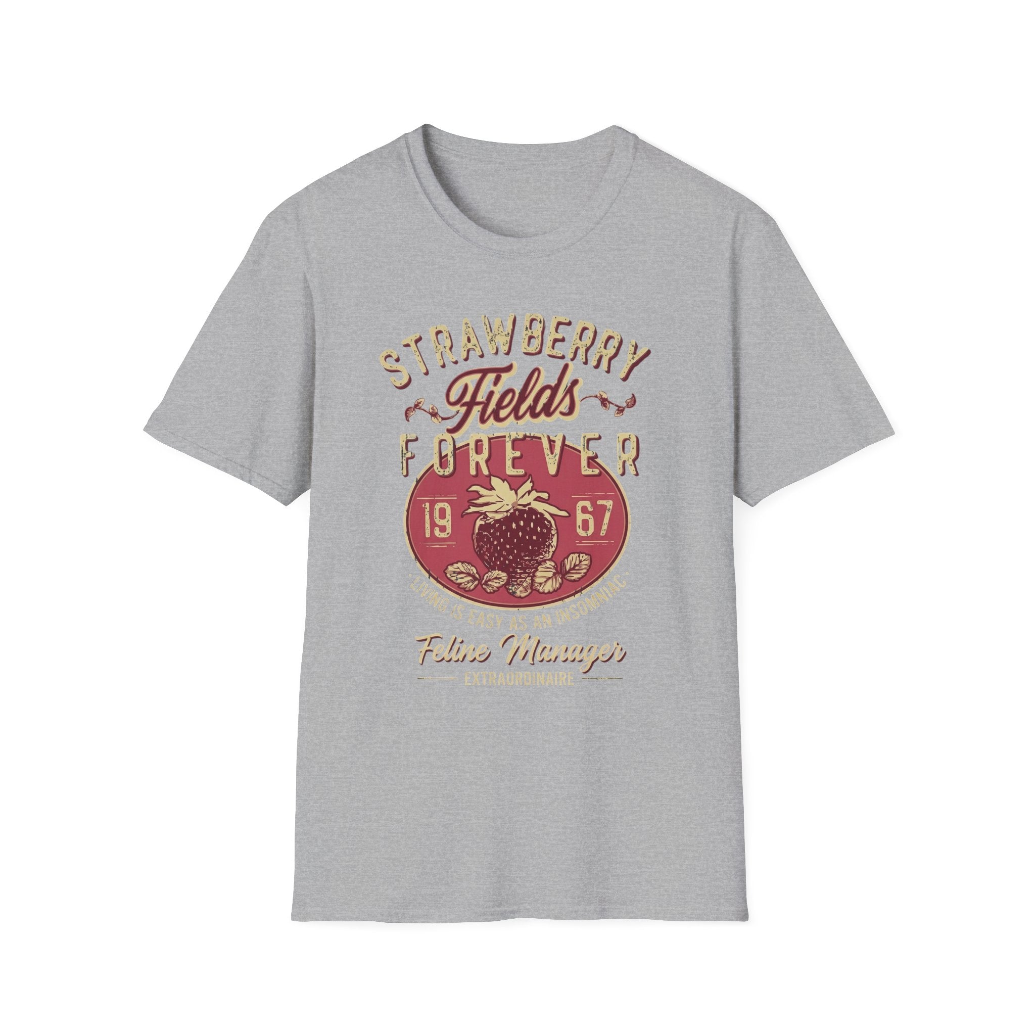 Strawberry Fields Feline Manager T-Shirt